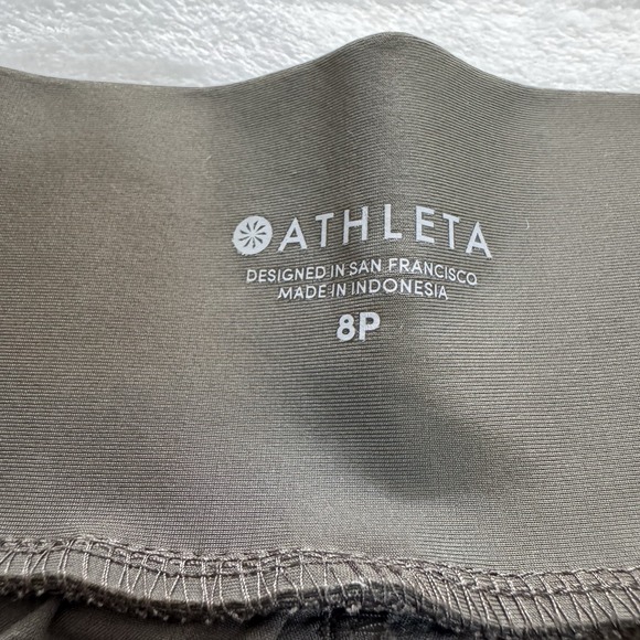 Athleta Sutton Jogger Pants Green Women's 8P Lightweight Cargo Pockets - Picture 3 of 9
